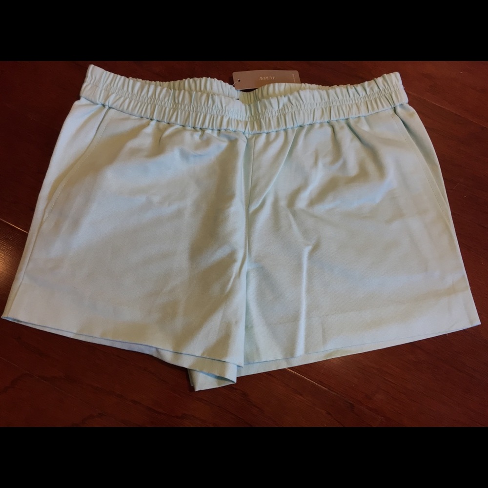 Aqua- 3” Inseam, Cotton Faille Pull-on Shorts